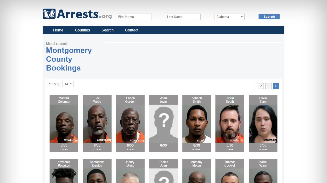 Montgomery County Arrests and Inmate Search